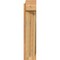Ekena Millwork Traditional Block Rough Sawn Outlooker, Western Red Cedar, 8"W x 24"D x 36"H OUT08X24X36TRA05RWR - alternate 3